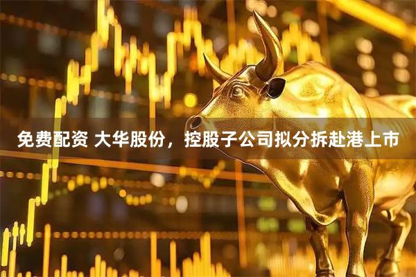 免费配资 大华股份，控股子公司拟分拆赴港上市